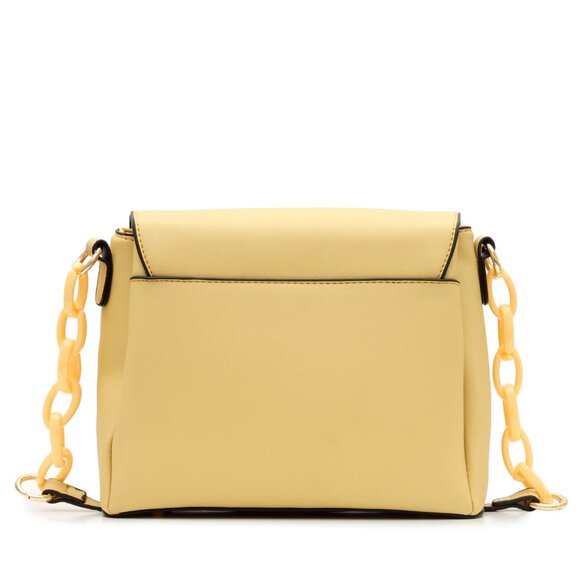 DASTI Studded Crossbody Handbag Yellow – Medium Size Purse + Black Option - Picture 5 of 9